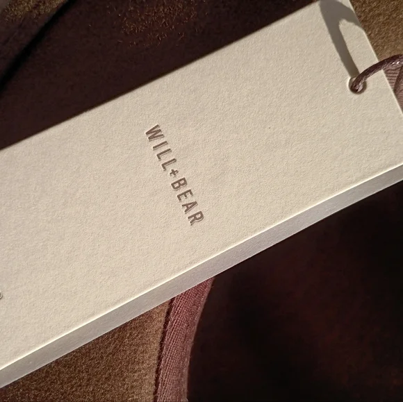 Will + Bear William Brown Travel Hat Size Large 100% Wool Packable New - Picture 6 of 8